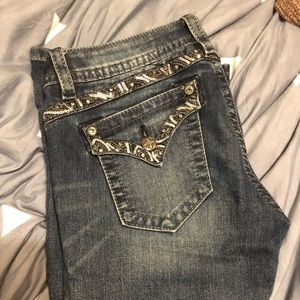Size 29 boot cut miss me jeans